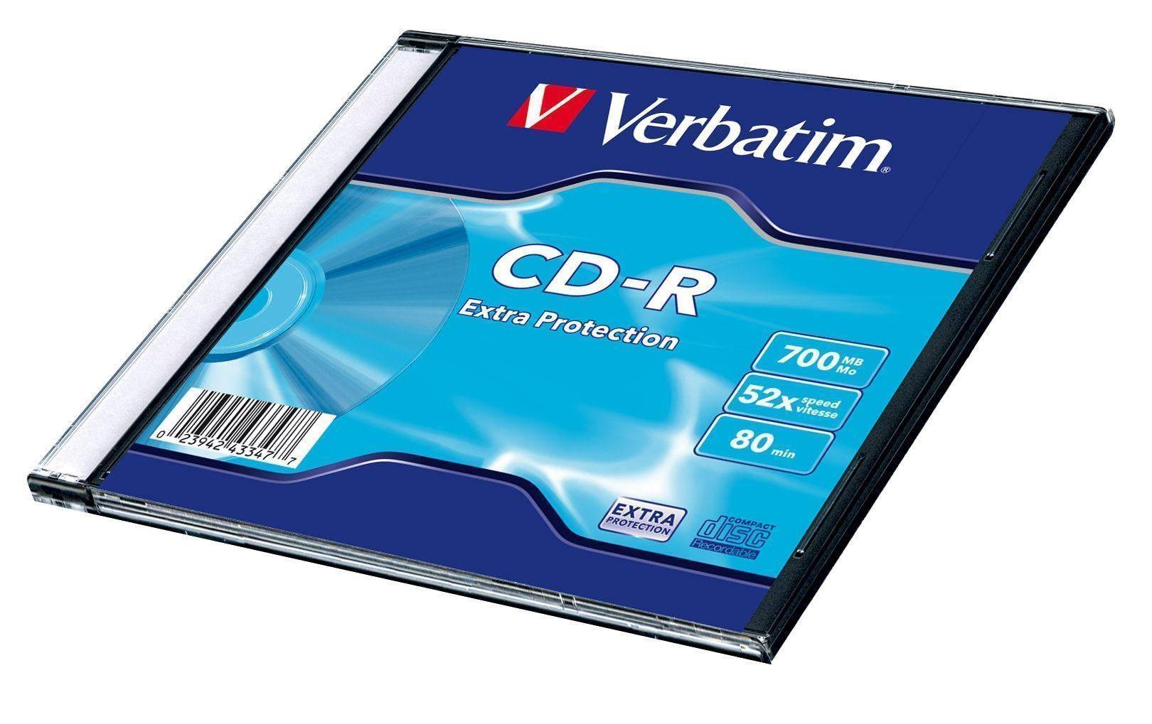 VERBATIM CD-R Registrabile 80 Min 700 Mb-3
