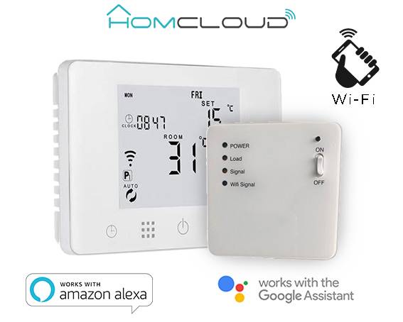 CRONOTERMOSTATO DIGITALE XH-CTB WI-FI CON RICEVITORE RF-0