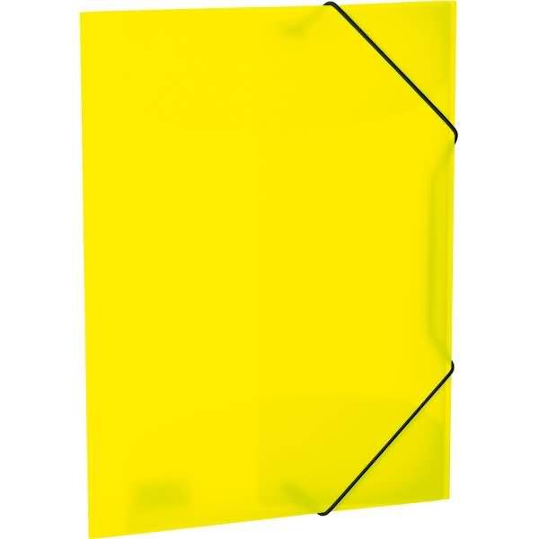 Cartella A4 giallo neon-0