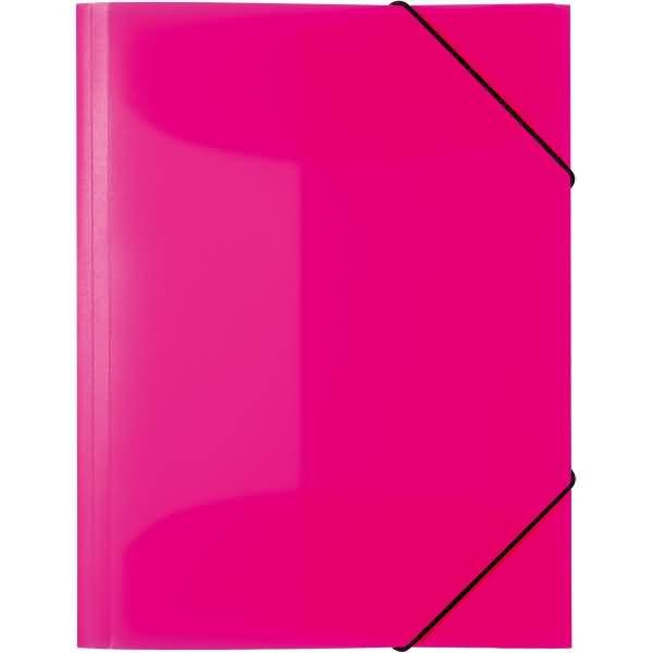 Cartella A4 rosa fluo-1