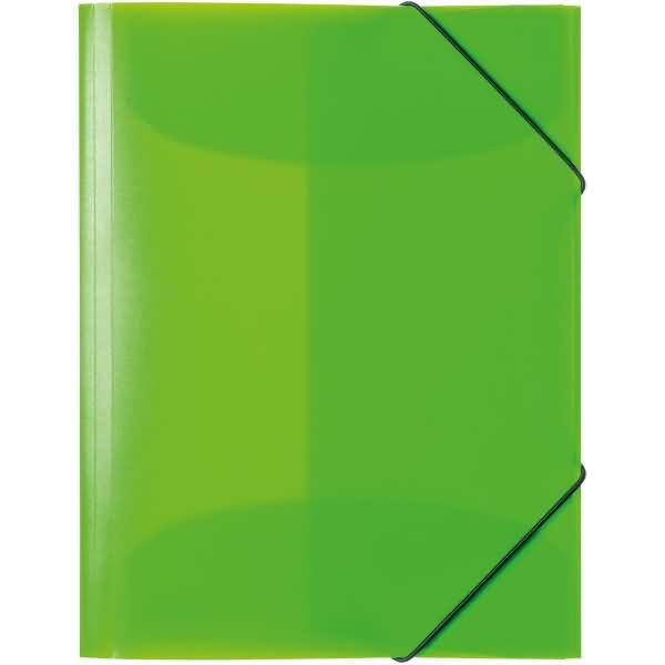 Cartella A4 verde neon-1