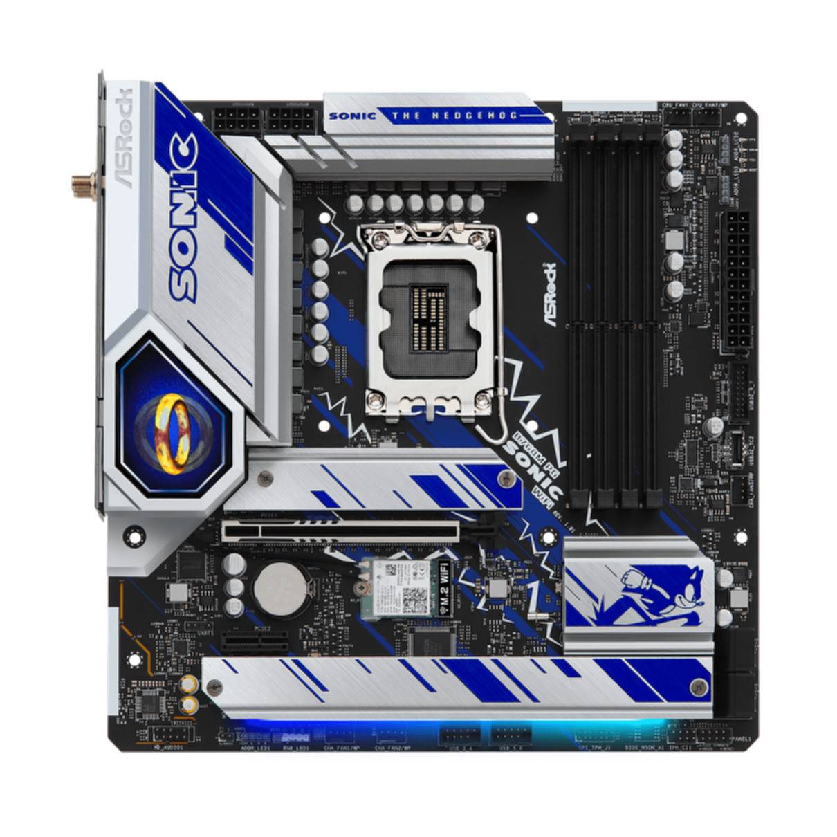Asrock B760M PG SONIC WIFI scheda madre Intel B760 LGA 1700 micro ATX (Asrock B760M PG SONIC WIFI, Intel B760, 1700, Mic-1