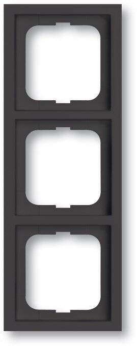 Busch-Jaeger 3 scomparti Telaio di copertura Future Linear Antracite 2CKA001754A4242 1 pz.-2