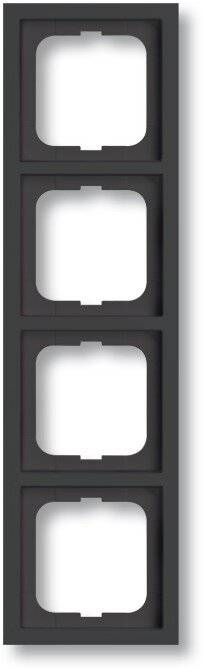 Busch-Jaeger 4 vie Telaio di copertura Future Linear Antracite 2CKA001754A4243 1 pz.-2
