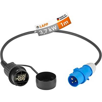 Adattatore di ricarica universale LAPP MOBILITY CEE, fino a 3,7 kW, monofase - (5555923004) 16 A, cavo adattatore per...-0