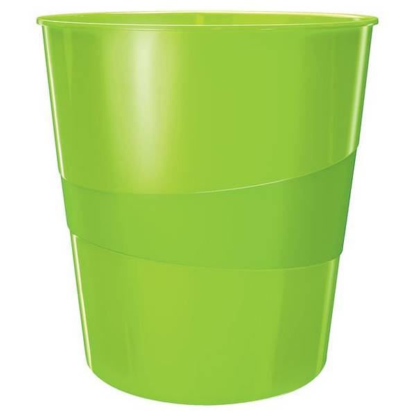 Cestino Gettacarte Wow Leitz - 15 Litri - 52781054 (Verde Lime)