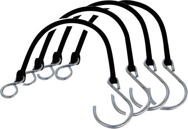 HP Autozubehör 0410214  Funi elastiche di sicurezza  Gomma 26 cm