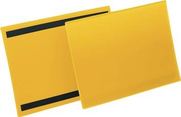DURABLE Kennzeichnungstasche magnetisch A4 quer 1 Pg. à 50 Stück 174504-1