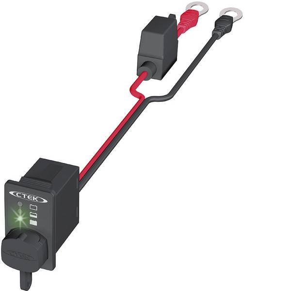 Accessori per caricabatterie da auto - Presa di carica con indicatore di carica Capocorda ad anello M8 CTEK 56-380 Comfort Indikator M8 - Accessori per caricabatterie da auto - Presa di carica con indicatore di carica Capocorda ad anello M8 CTEK 56-380 Comfort Indikator M8 -