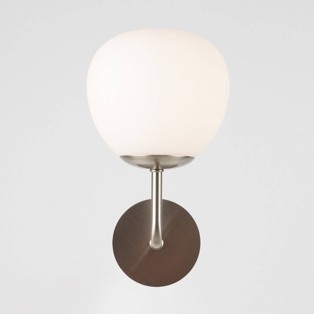 Applique Contemporanea Erich Struttura In Metallo Nichel 1 Luce-2
