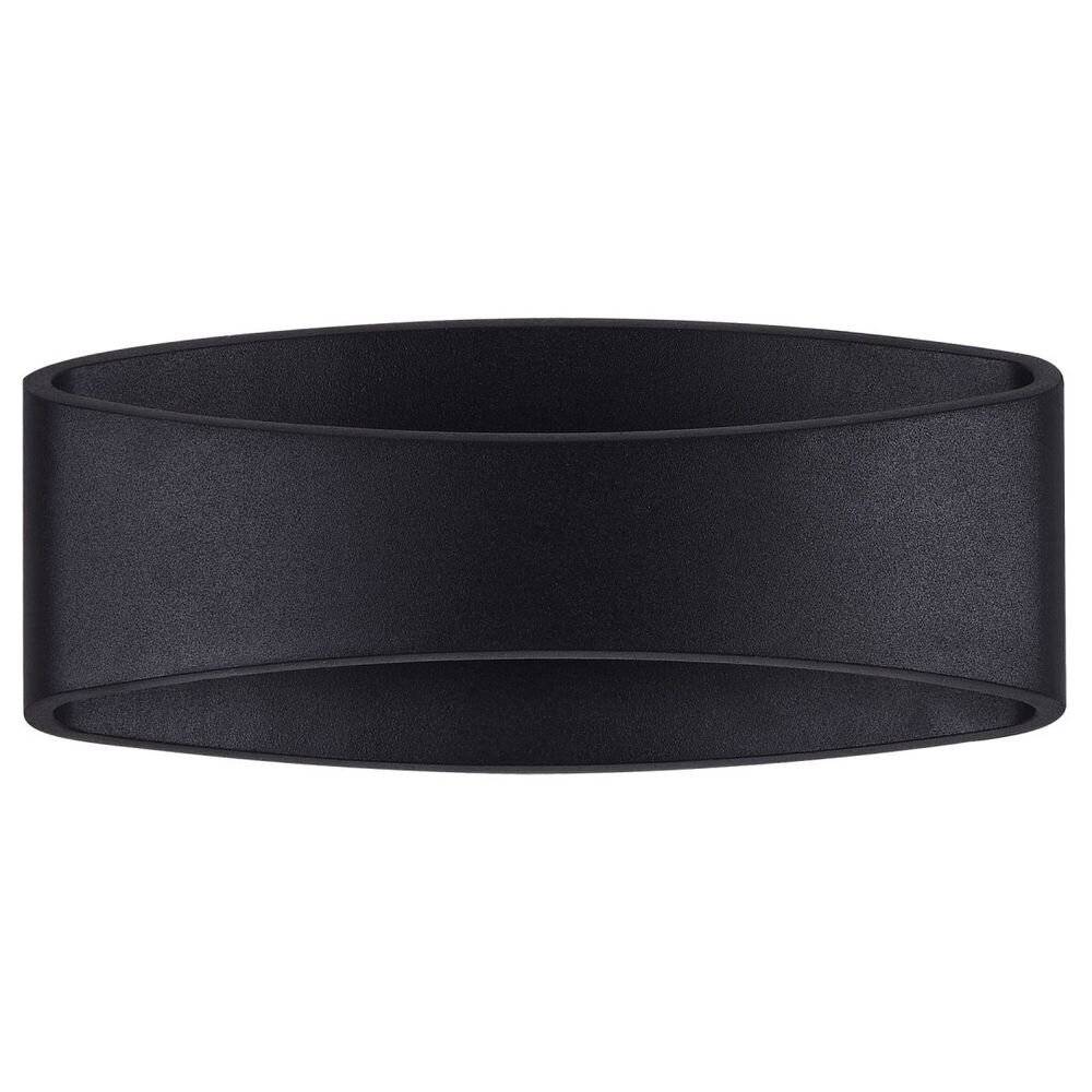 Applique Da Parete Moderno Trame Metallo Nero Luce Led Integrato 6W-2