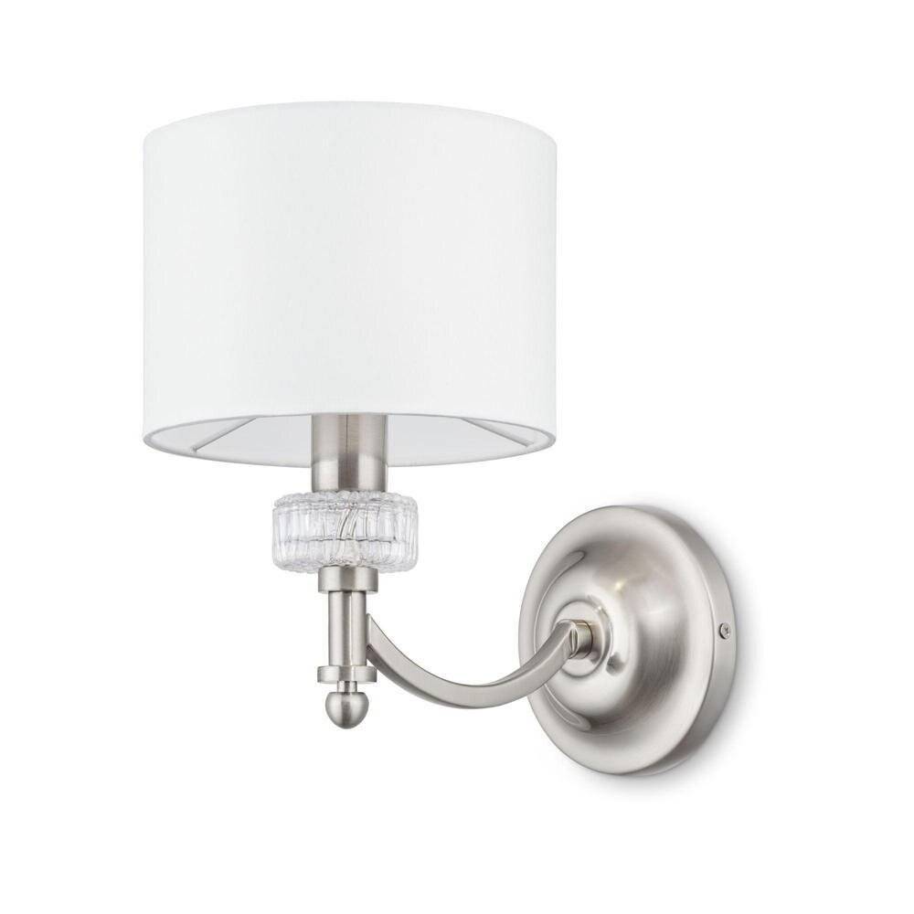 Applique Contemporanea Alicante Metallo Colore Nichel 1 Luce Diffosore In Pvc-0