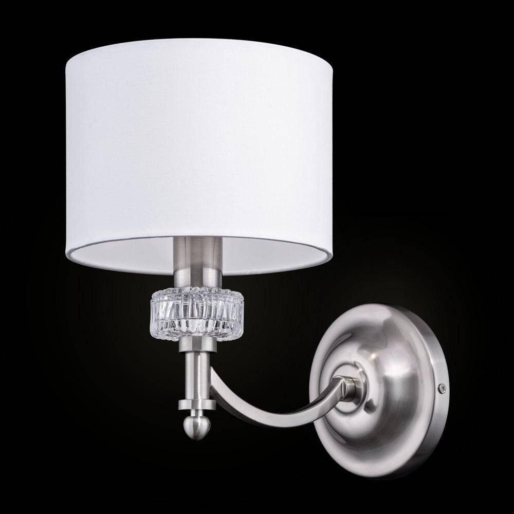 Applique Contemporanea Alicante Metallo Colore Nichel 1 Luce Diffosore In Pvc-1