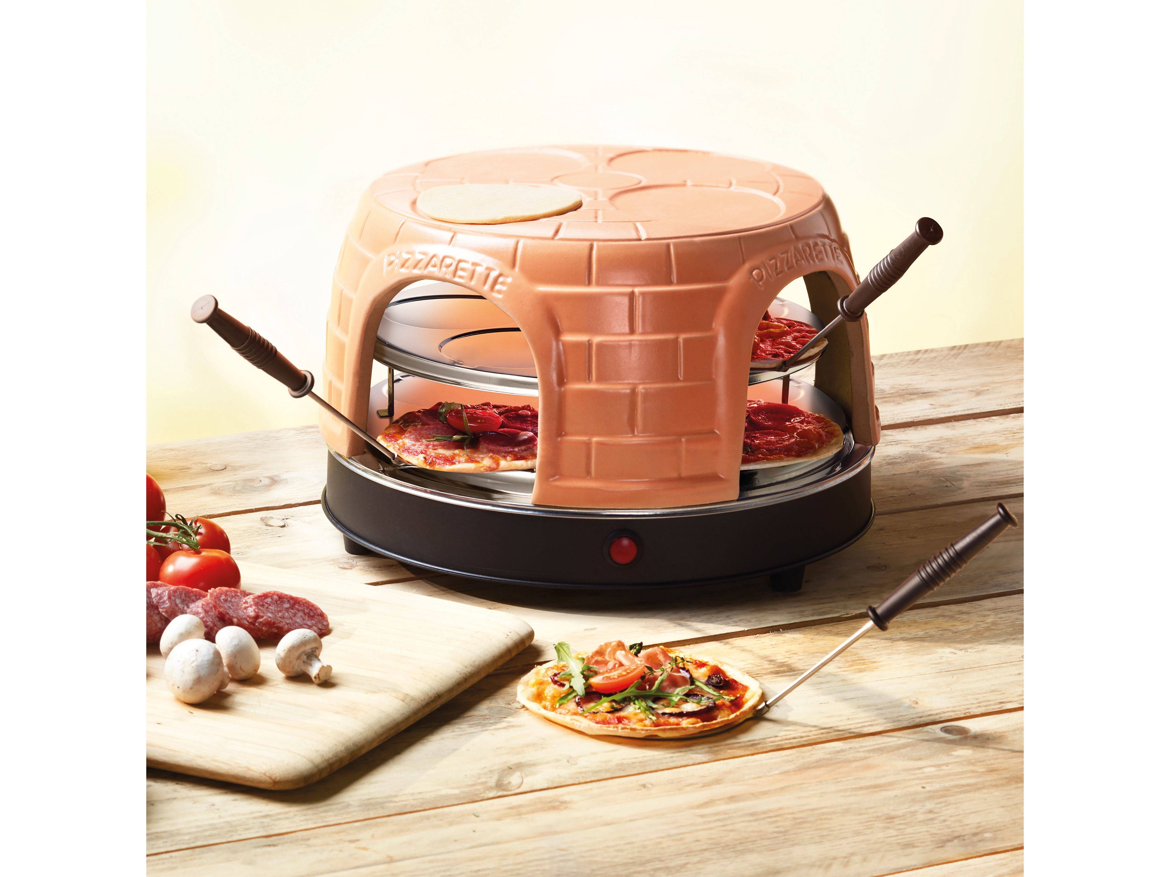 Immagine simbolo per Forno per pizza, funzione Pizzatte Precottura, 8 pers.