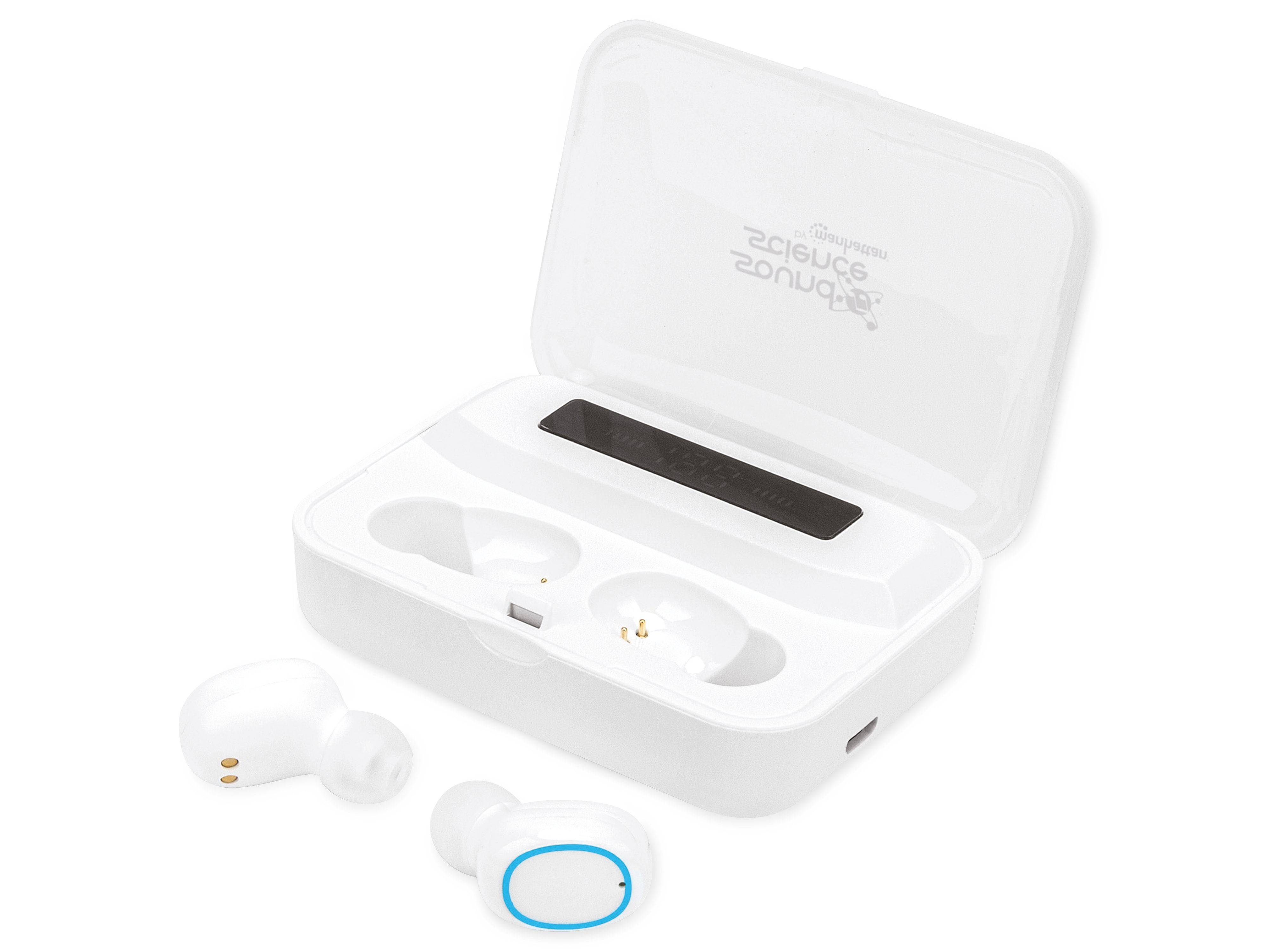 Immagine simbolo per Manhattan 180399 cuffia e auricolare Wireless In-ear Musica e Chiamate Bluetooth Bianco