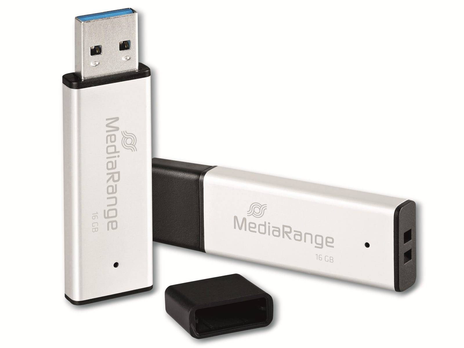 High Perf. Flash Drive 16GB MediaRange USB3.0 Stick, Kapazität: 16GB MediaRange (MR1899)-1