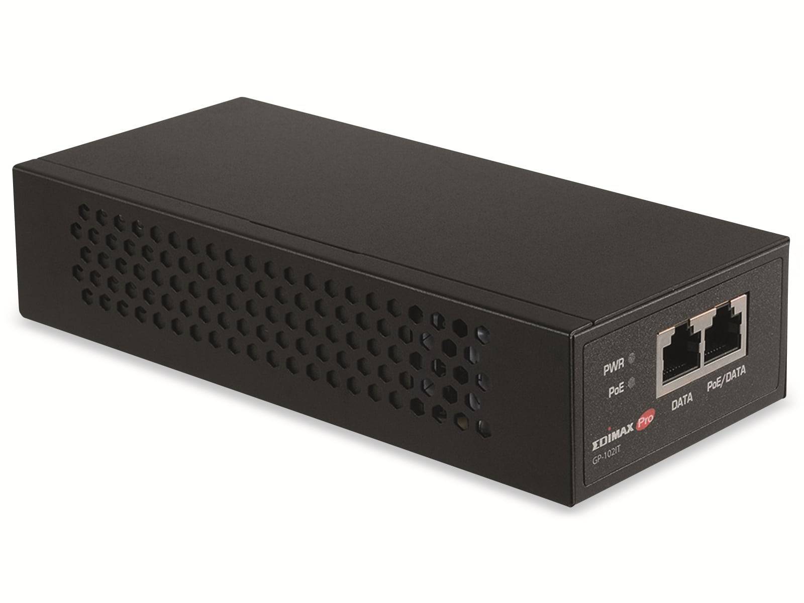 Immagine simbolo per EDIMAX GP-102IT Iniettore PoE 10 / 100 / 1000 MBit/s IEEE 802.3af (12.95 W), IEEE 802.3at (25.5 W), IEEE 802.3bt
