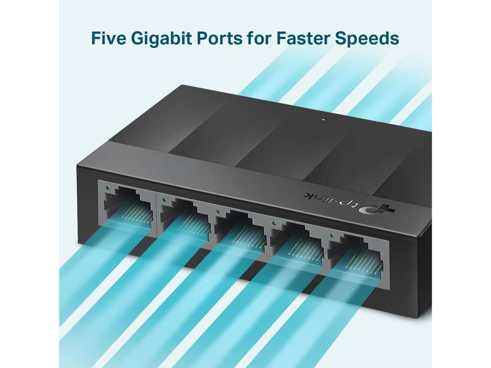 SWITCH TP-LINK LiteWave LS1008 8P LAN DESKTOP 10/100M RJ45 CASE PLASTICA-1