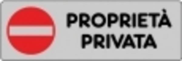 ADESIVO CM 15X5 PROPRIETA' PRIVATA 15907200