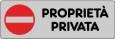 ADESIVO CM 15X5 PROPRIETA' PRIVATA 15907200-0