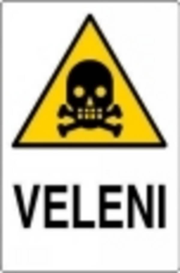CARTELLO ALLUMINIO CM 30X20 VELENI 00203350B