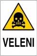 CARTELLO ALLUMINIO CM 30X20 VELENI 00203350B-0