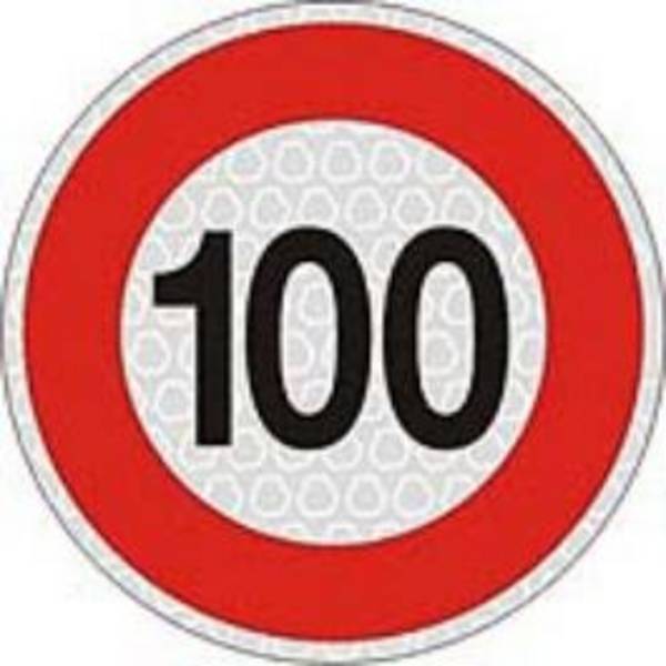 CARTELLO ADESIVO D20LIMITE 100 9002....100