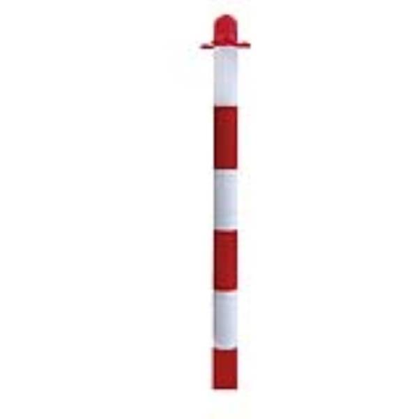COLONNINA IN PVC H.900 BIANCO/ROSSA PER BASE RIEMPIBILE 750A+750B-0
