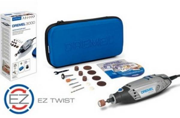 DREMEL MODELLO 3000 JS 25 ACCESSORI 130W + ABERO FLESSIBILE F0133000JS