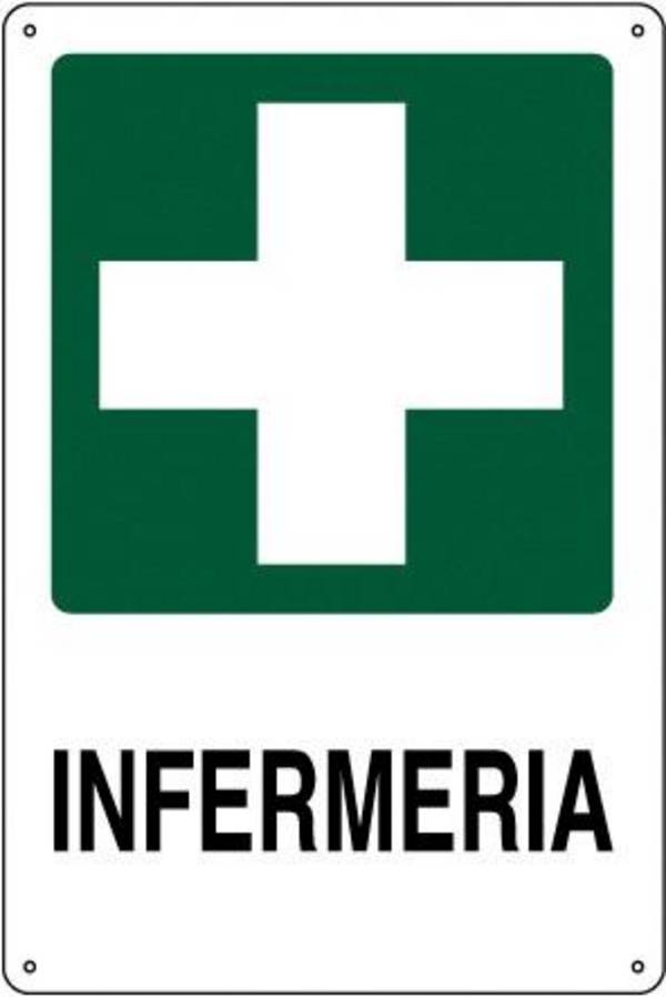 CARTELLO ALLUMINIO CM 30X20 INFERMERIA E0034500