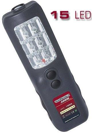 TORCIA 15 LED CON BATTERIE TIPO STILO (AA) KJ1895-0
