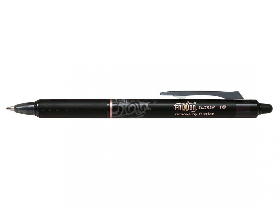 Penna a Sfera a Scatto Cancellabile Frixion Ball Clicker Pilot - 1 mm - 006550 (Nero Conf. 12)-0