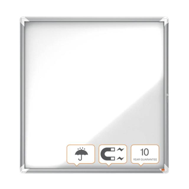 Nobo Bacheca per esterni-fondo magnetico 12xA4 (Nobo 1902581 Premium Plus External Glazed Case Magnetic 12 x A4)-3