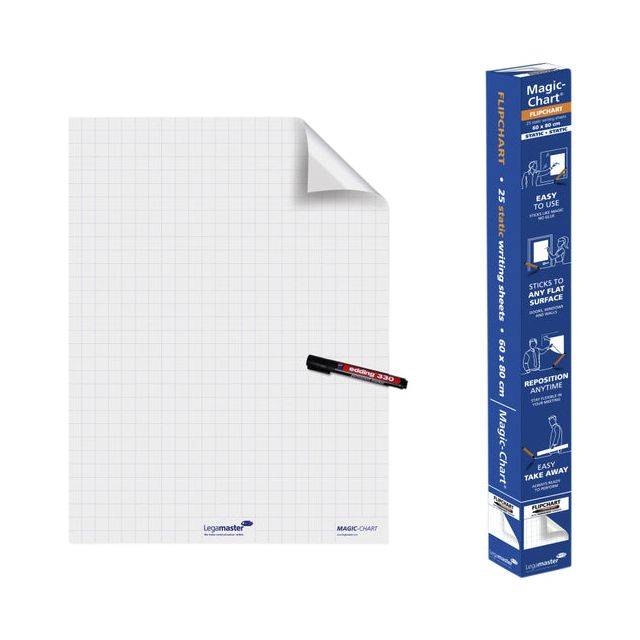 Film FlipChart di Magic-Chart 60x80cm, multicolore, polipropilene PP, 600 mm, 0,0500 mm-2