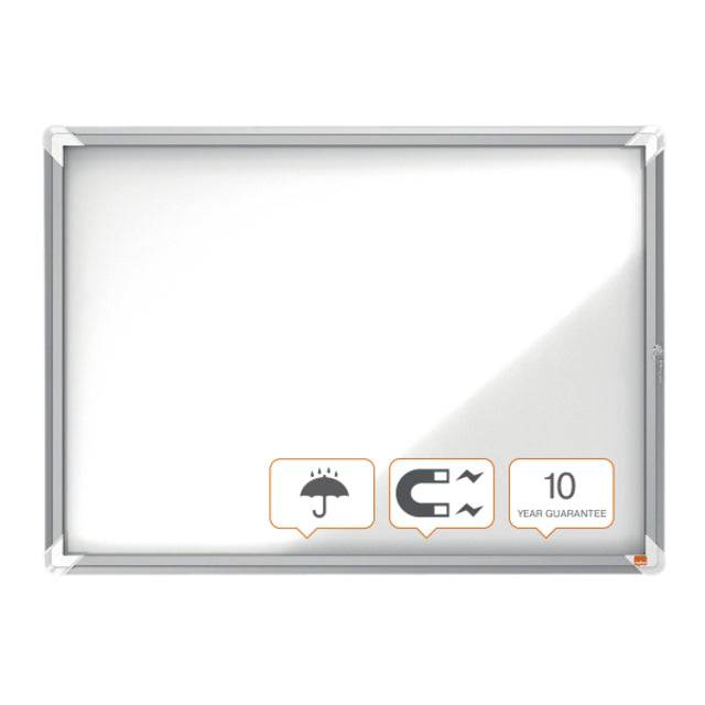 Nobo Bacheca per esterni-fondo magnetico 8xA4 (Nobo 1902579 Premium Plus External Glazed Case Magnetic 8 x A4)-5