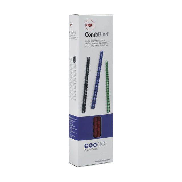 DORSI PLASTICI GBC 12mm BIANCO (CONFEZIONE 100 PEZZI)-0
