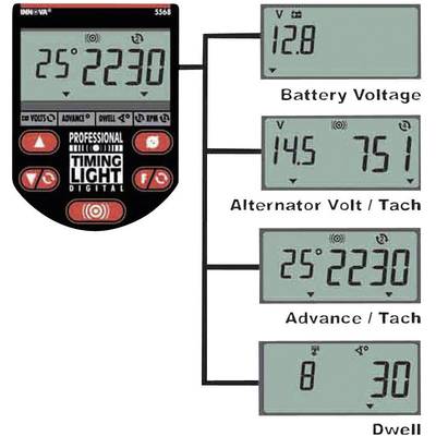 Pistola Stroboscopica Digitale USAG 907 N - Per Regolazione Anticipo Accensione Motori - Foto 11