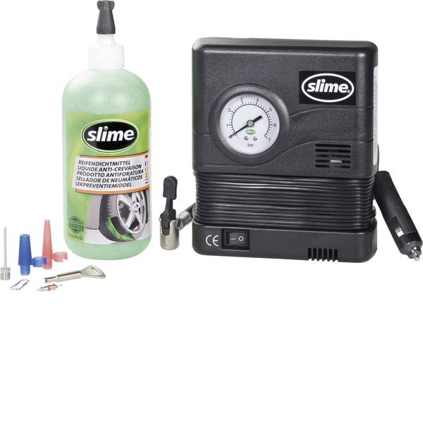 Prodotti assistenza guasti e incidenti - Kit emergenza per foratura pneumatici Slime 10914 10914 Automobile (L x A x P) 220 x 171 x 80 mm - Prodotti assistenza guasti e incidenti - Kit emergenza per foratura pneumatici Slime 10914 10914 Automobile (L x A x P) 220 x 171 x 80 mm -
