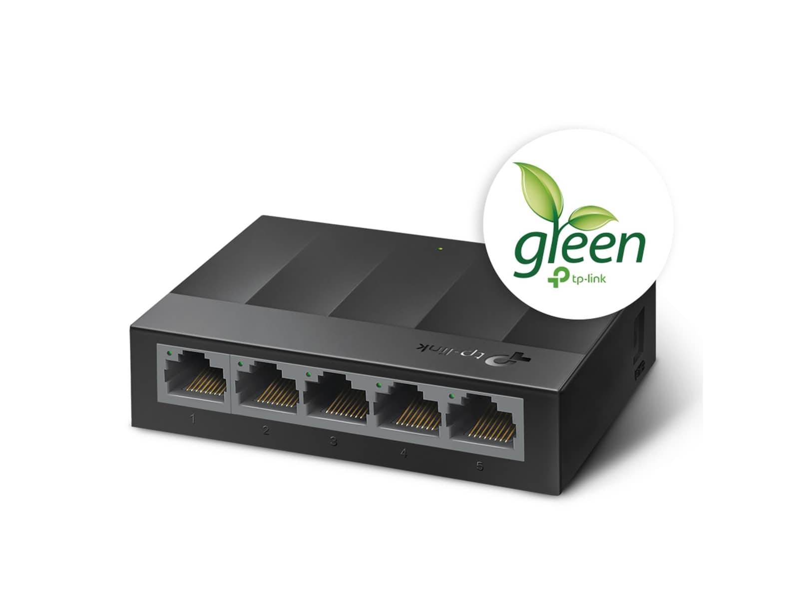 SWITCH TP-LINK LiteWave LS1008 8P LAN DESKTOP 10/100M RJ45 CASE PLASTICA-2