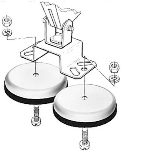 Fari e proiettori da lavoro - Base magnetica di supporto Hella - Fari e proiettori da lavoro - Base magnetica di supporto Hella -