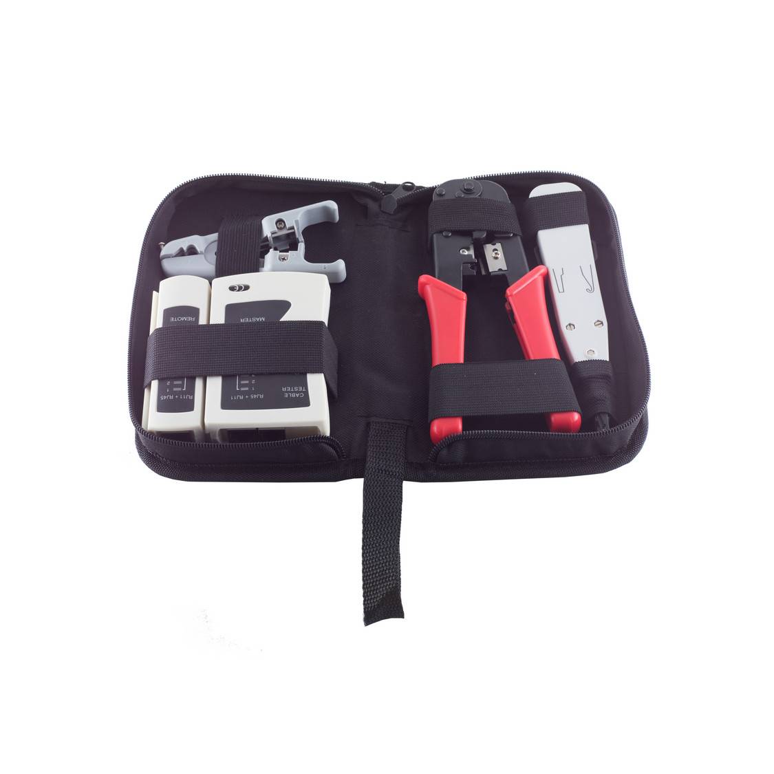 S/CONN maximum connectivity Werkzeugset, Netzwerk, 4-teilig, mit Tasche (18-25001)-0