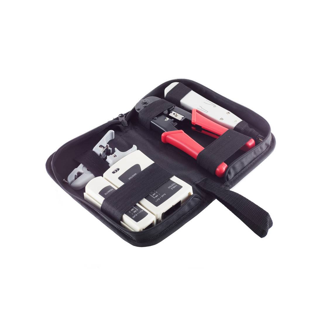 S/CONN maximum connectivity Werkzeugset, Netzwerk, 4-teilig, mit Tasche (18-25001)-1