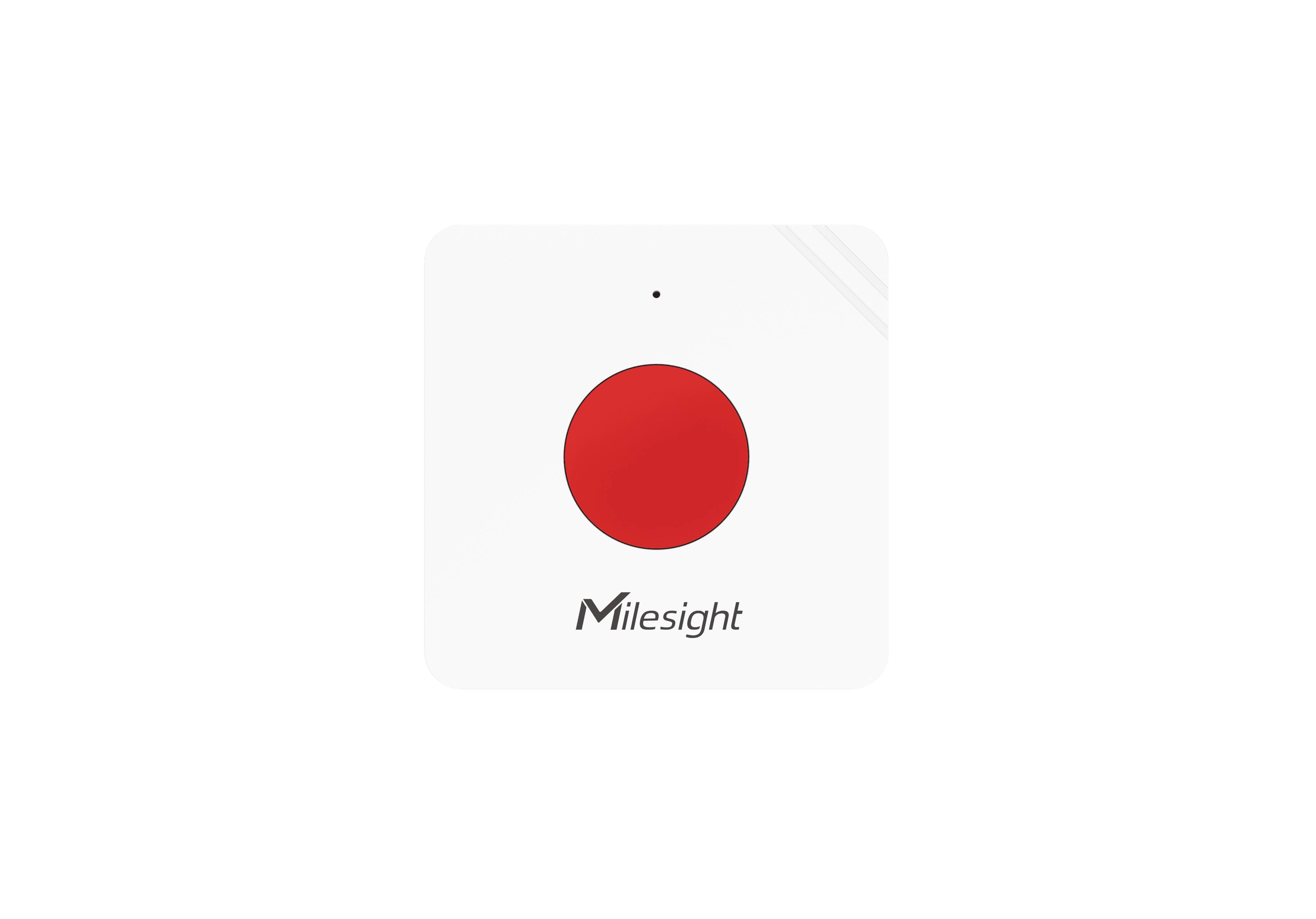 Milesight IoT LoRaWAN CoWork PIR & Light Sensor SOS (WS101-868M-SOS)-0
