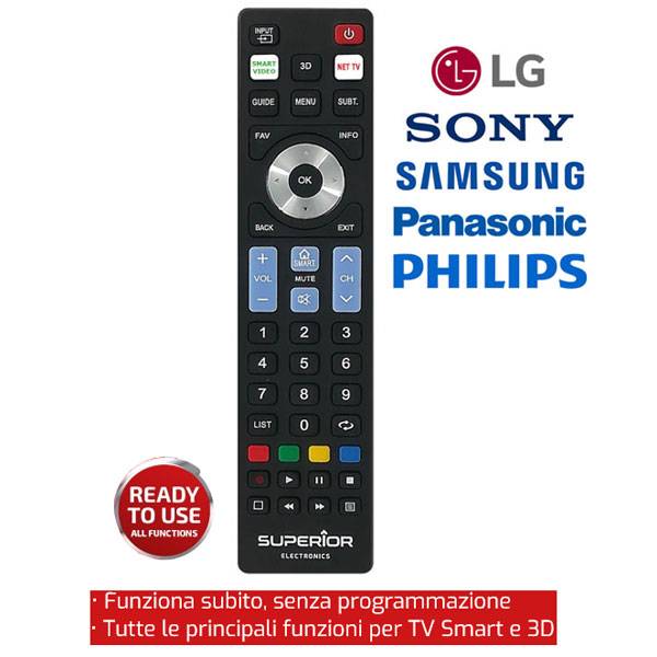 Telecomando universale per 5 marche di TV-0