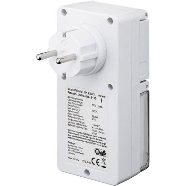 Timer digitale settimanale da esterno 3600 W - IP44-1