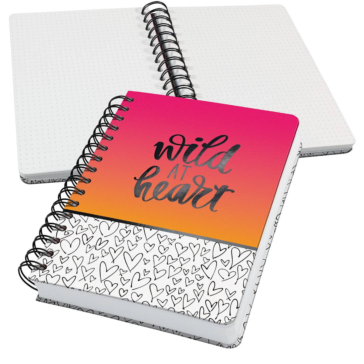 Sigel Jolie JN621 Notizbuch A5 120 Blätter Schwarz - Orange - Pink - Weiß (JN621)-0