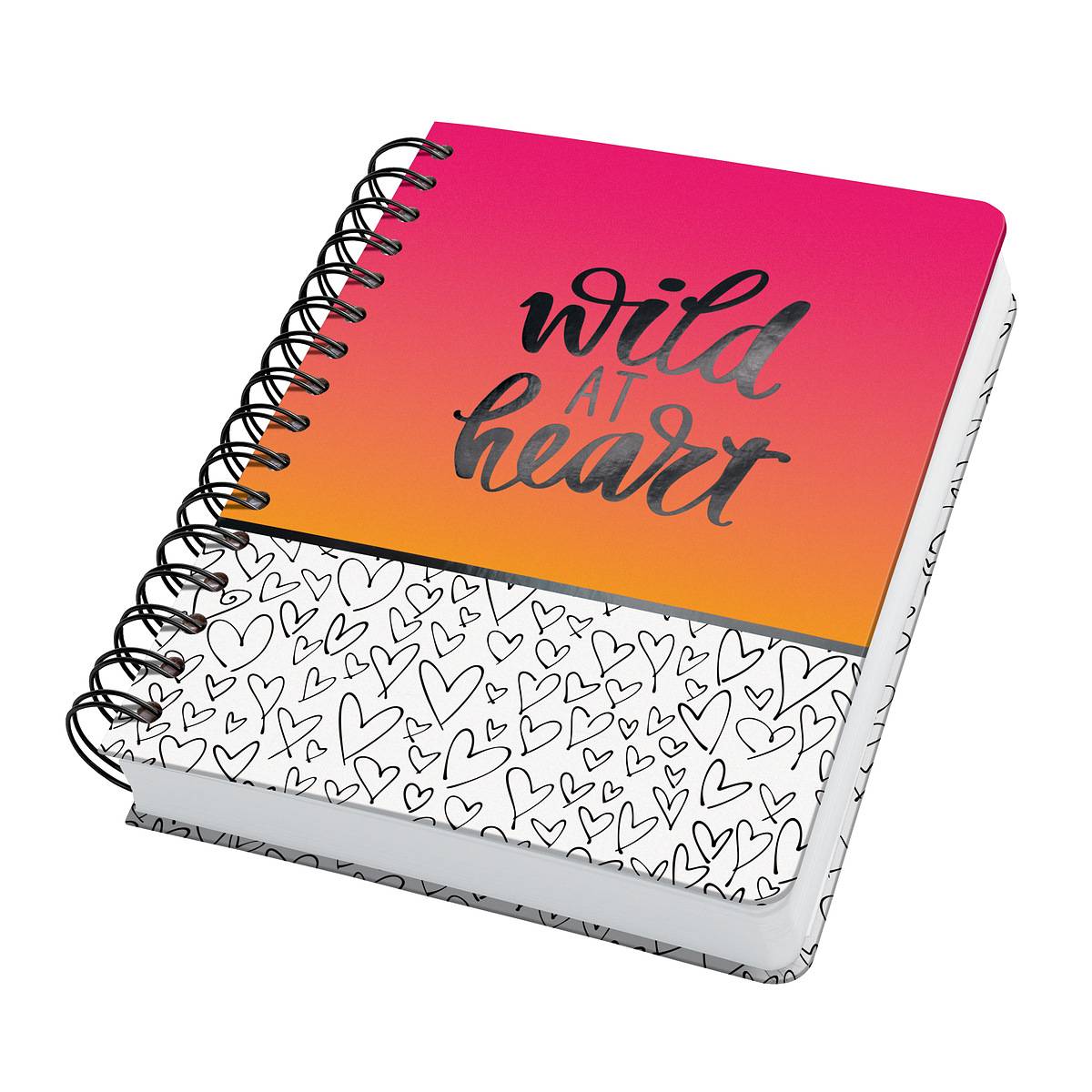 Sigel Jolie JN621 Notizbuch A5 120 Blätter Schwarz - Orange - Pink - Weiß (JN621)-1