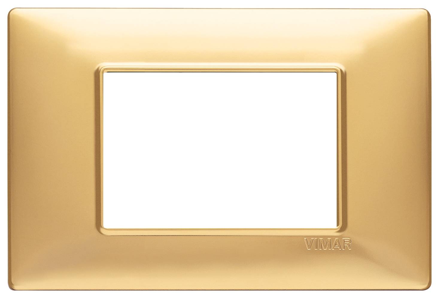 Placca 3M oro opaco Vimar Plana 14653.25-0