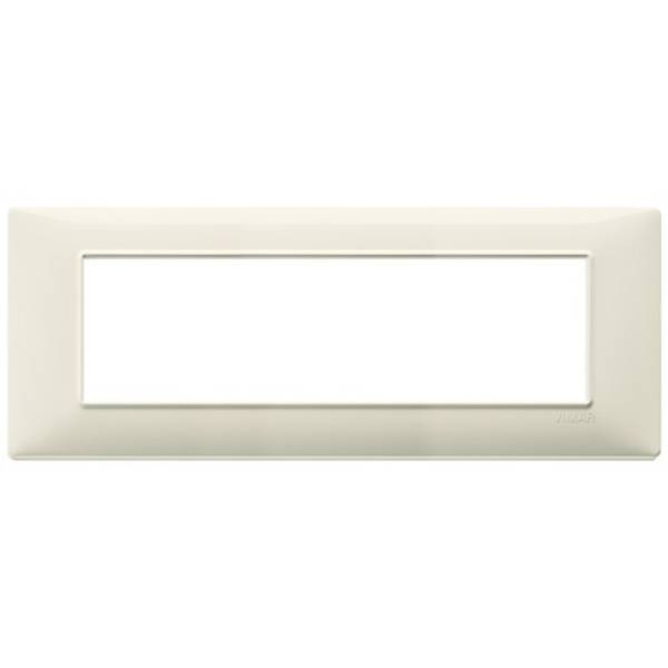 Placca 7M beige Vimar Plana 14657.03