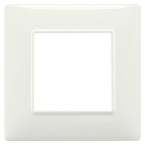 Placca 2M avorio per scatola rotonda Vimar Plana 14642.02-0